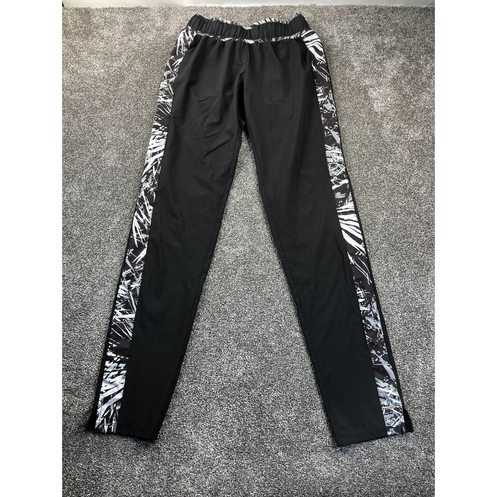 Fabletics Pants Women Small Elastic Waist Jogger Stretch Skinny 31" Inseam Black